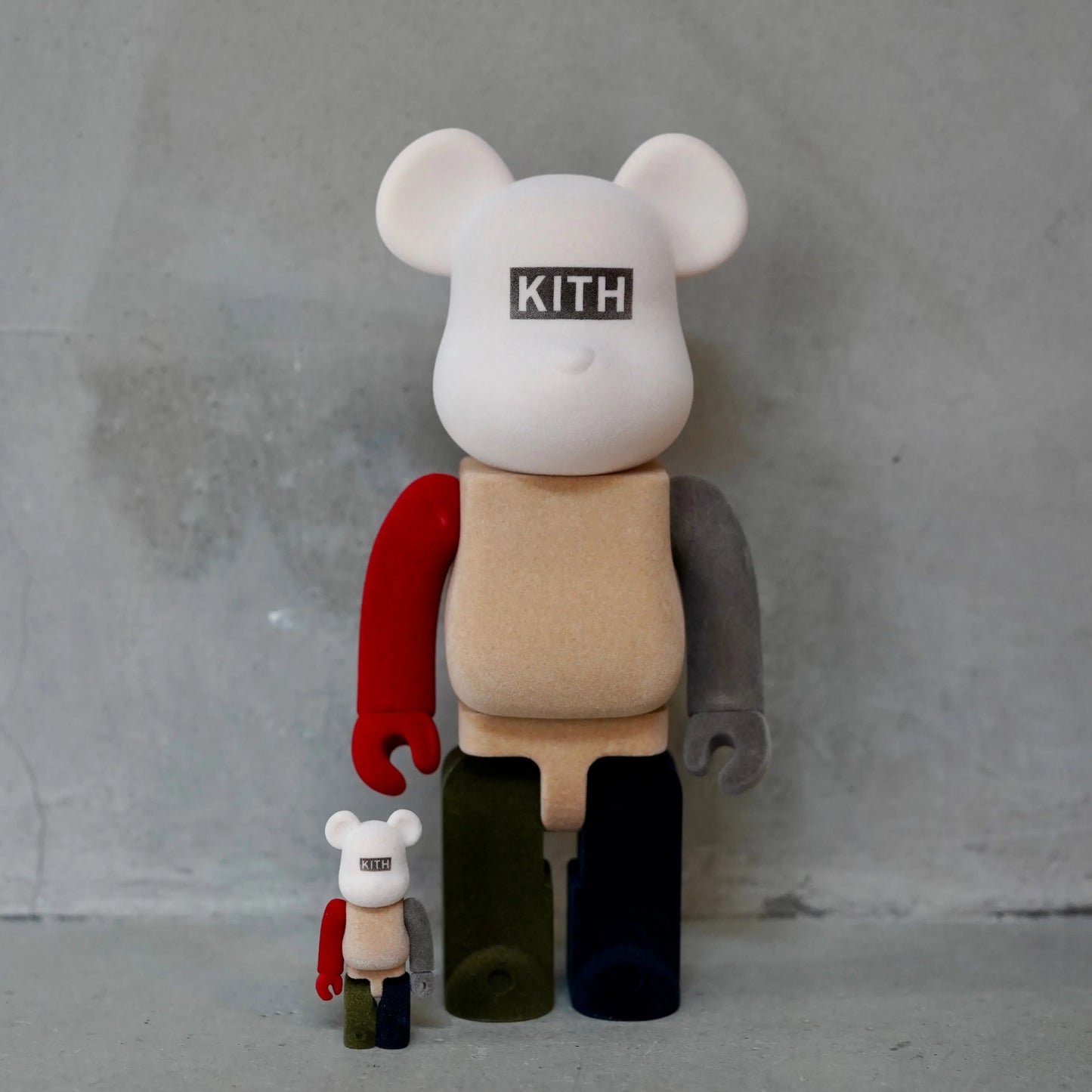 Bearbrick x Kith Flocked Multi OKO MAISON