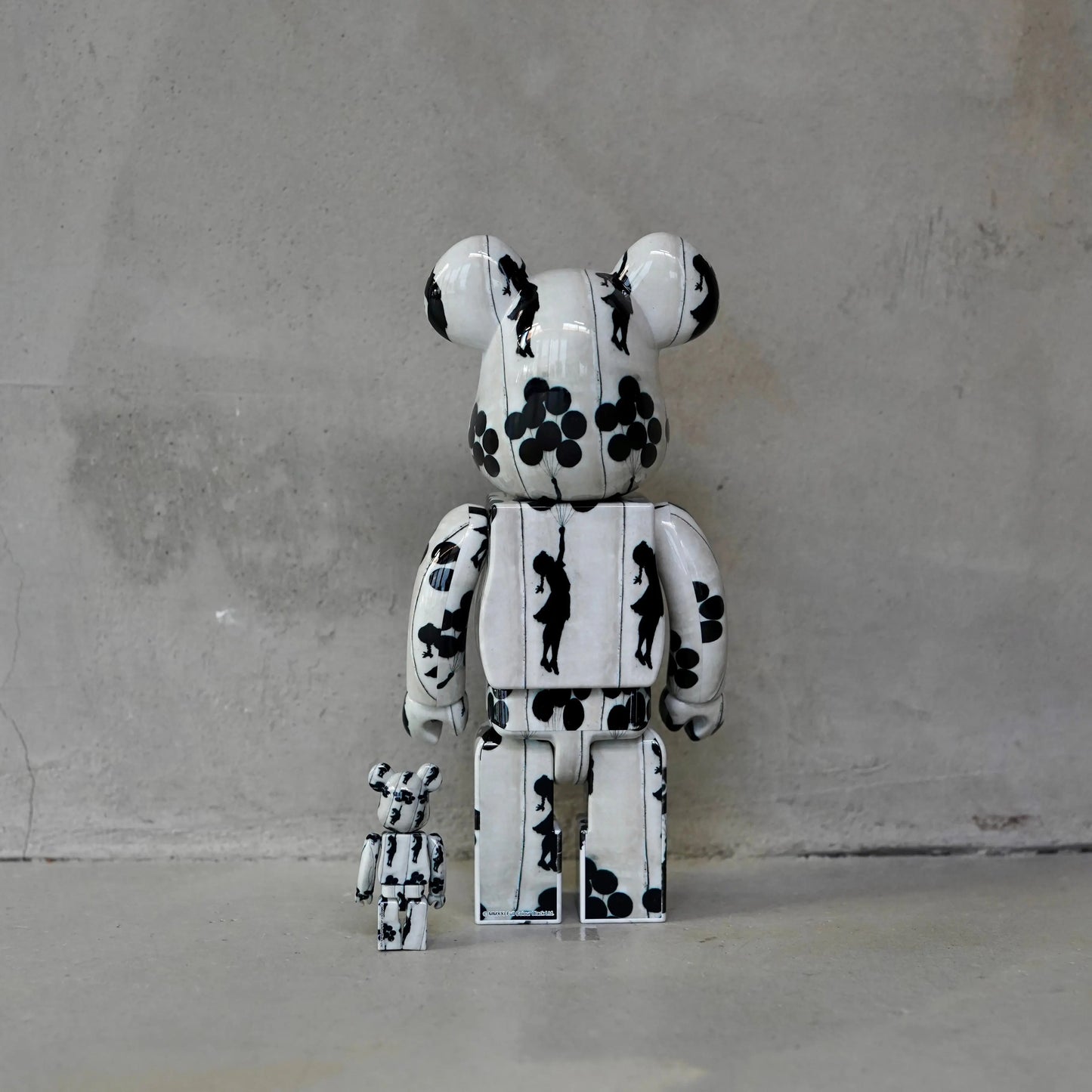 Bearbrick Flying Balloons Girl 100% & 400% Set OKO MAISON