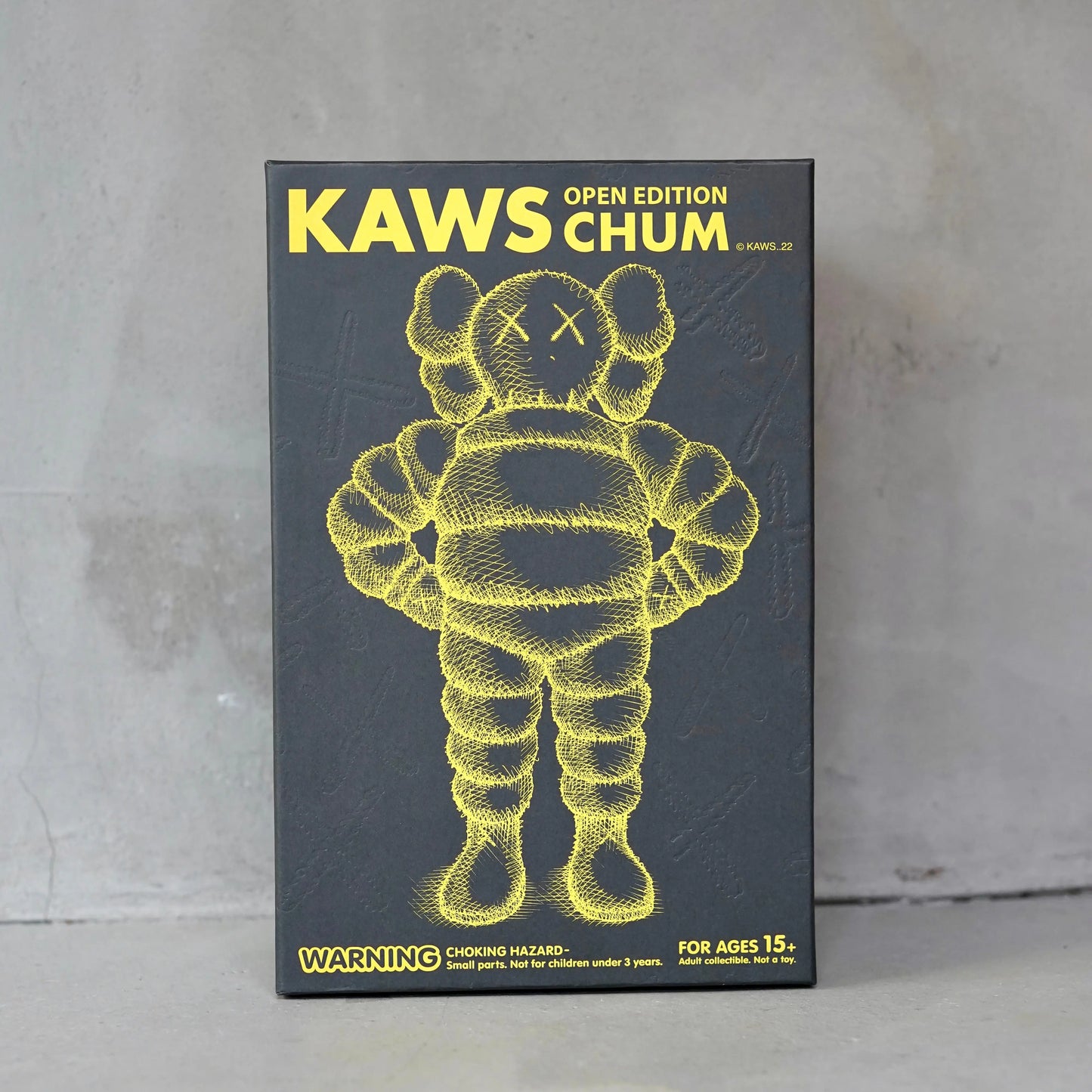 KAWS Chum Vinyl Figure Yellow (2022) OKO MAISON
