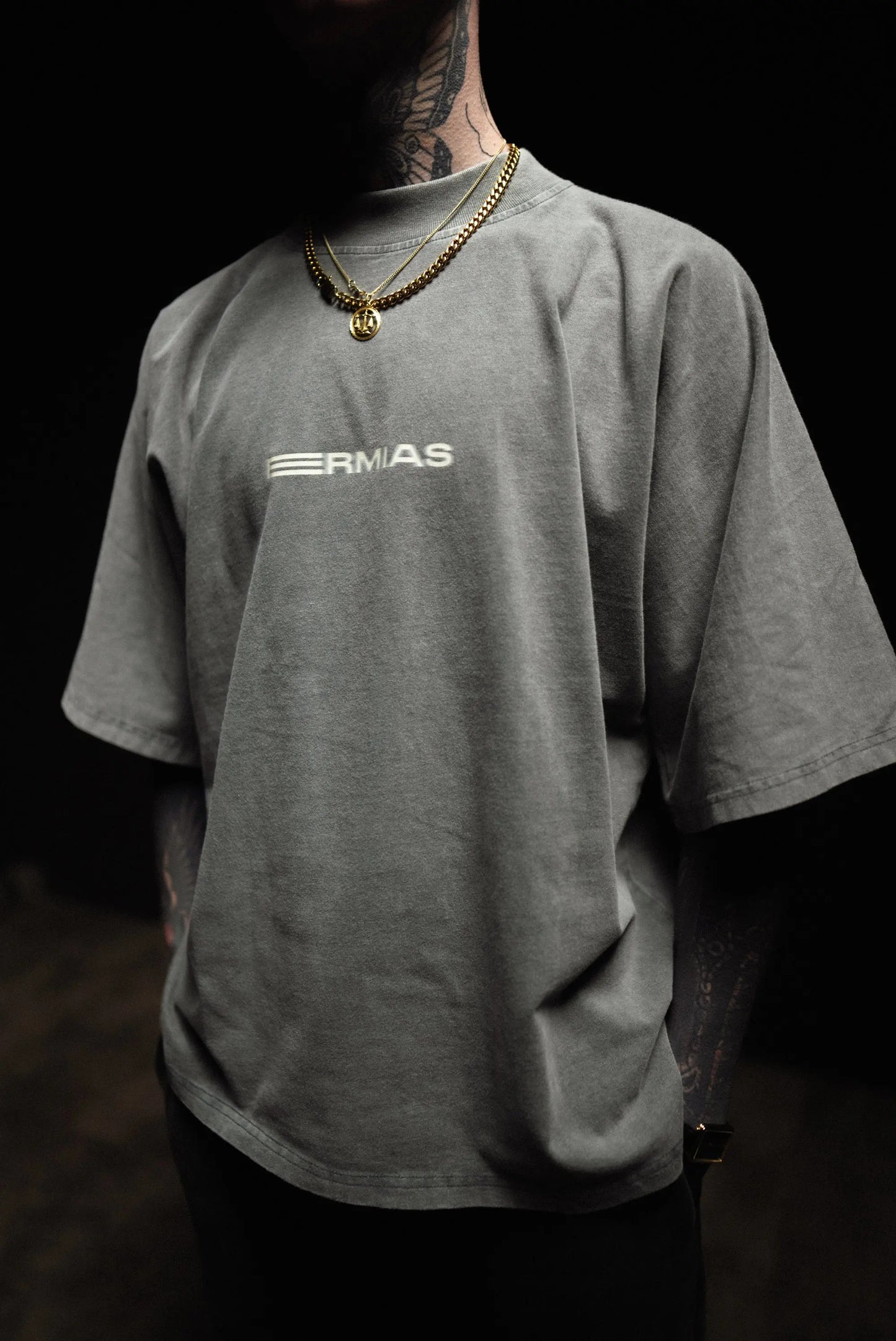 BLURRED SIGNATURE T-SHIRT OKO MAISON