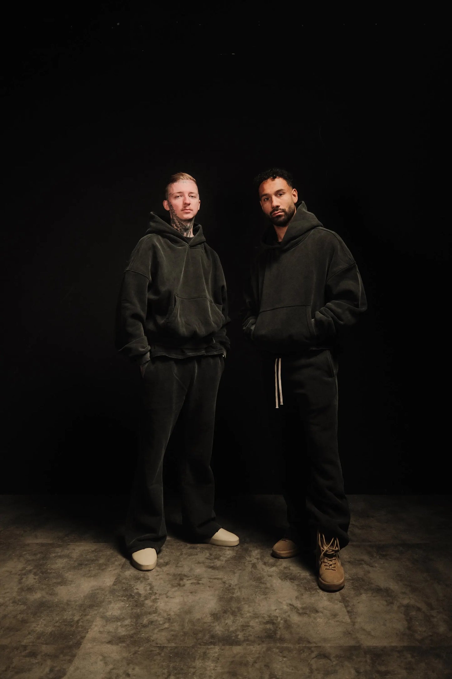 VINTAGE BLACK SWEATPANTS OKO MAISON