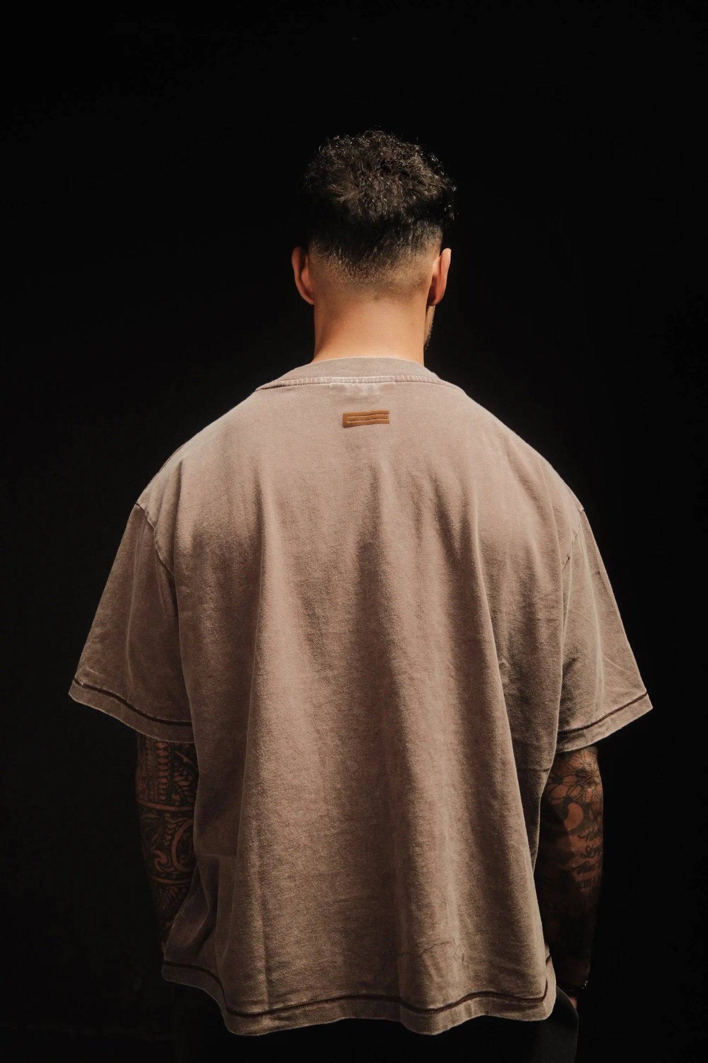 VINTAGE BROWN TEE OKO MAISON