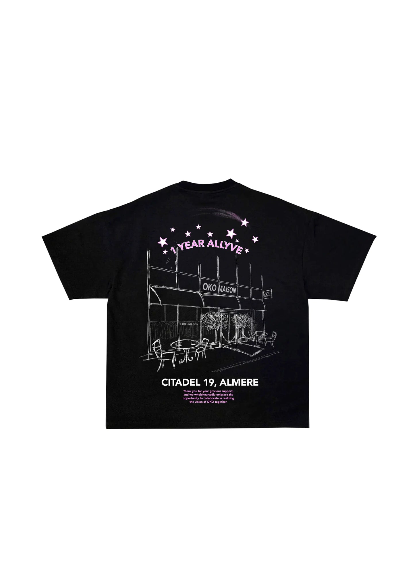 ONE YEAR ANNIVERSARY TEE OKOMaison