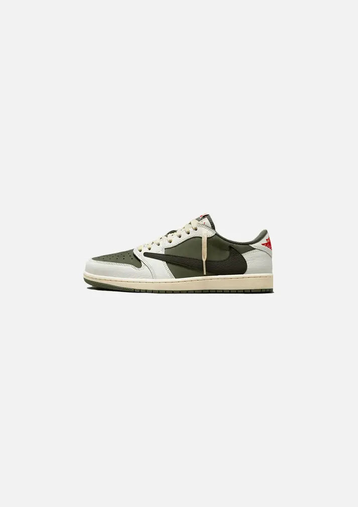Jordan 1 Retro Low OG SP Travis Scott Medium Olive Sneakers
