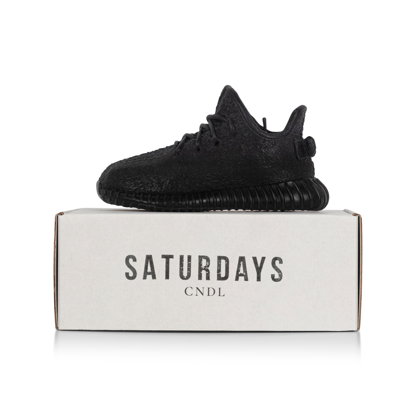 SATURDAYS CNDL Yeezy 350 Black