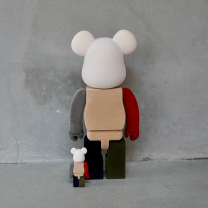 Bearbrick x Kith Flocked Multi