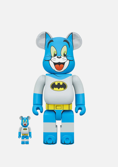 Bearbrick 100% & 400% Set of 2 Tom & Jerry as Batman & The Joker OKO MAISON