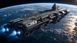 space force orbital warship carrier